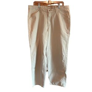 Riveted by Lee Men's carpenter khaki pants Pants 38W inseam 27”
100% cotton